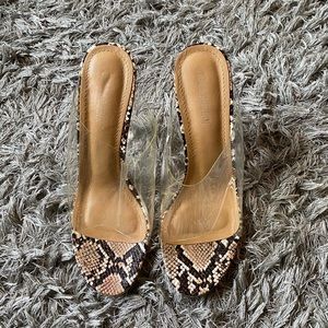 Clear prespex wedges cape robbin